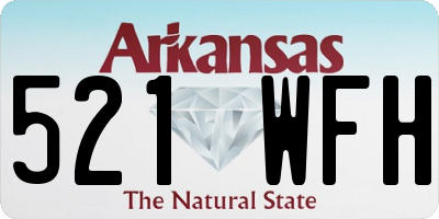 AR license plate 521WFH