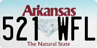 AR license plate 521WFL