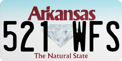 AR license plate 521WFS