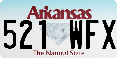 AR license plate 521WFX