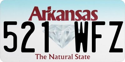 AR license plate 521WFZ