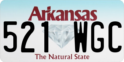AR license plate 521WGC
