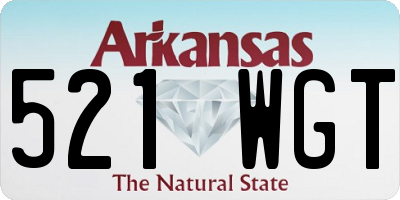 AR license plate 521WGT