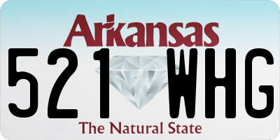 AR license plate 521WHG