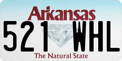 AR license plate 521WHL