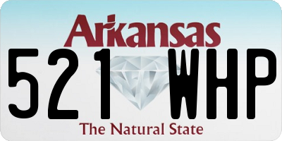 AR license plate 521WHP