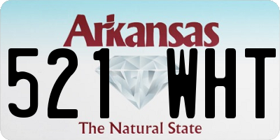 AR license plate 521WHT