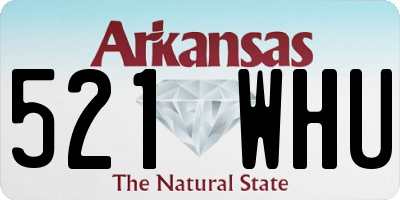 AR license plate 521WHU