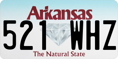AR license plate 521WHZ