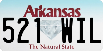 AR license plate 521WIL