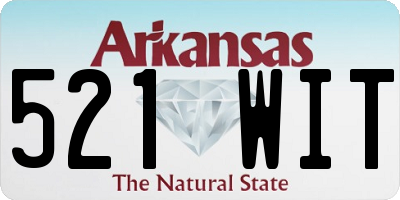 AR license plate 521WIT