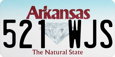 AR license plate 521WJS