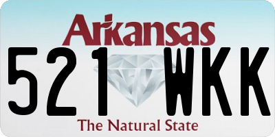 AR license plate 521WKK