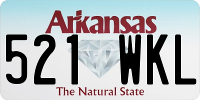 AR license plate 521WKL