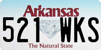 AR license plate 521WKS