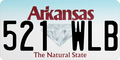 AR license plate 521WLB