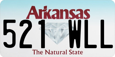 AR license plate 521WLL