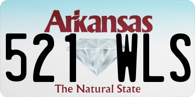 AR license plate 521WLS