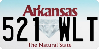 AR license plate 521WLT