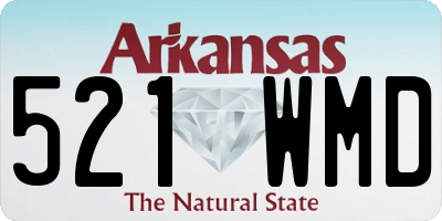 AR license plate 521WMD