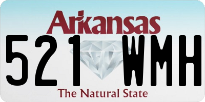 AR license plate 521WMH
