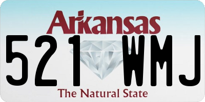 AR license plate 521WMJ