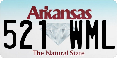 AR license plate 521WML