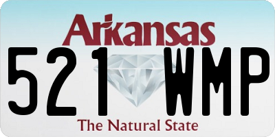 AR license plate 521WMP