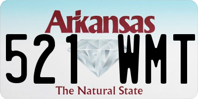 AR license plate 521WMT