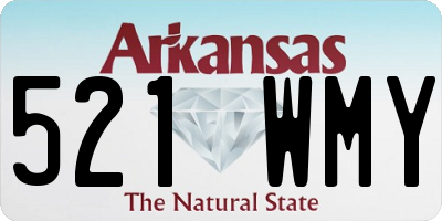 AR license plate 521WMY