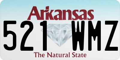 AR license plate 521WMZ