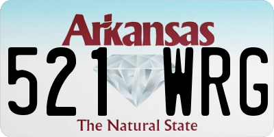 AR license plate 521WRG