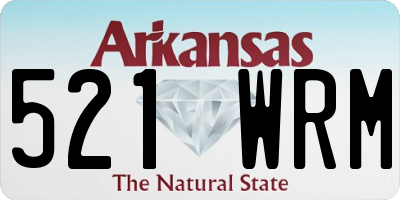 AR license plate 521WRM