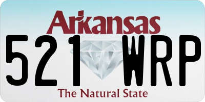 AR license plate 521WRP