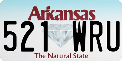 AR license plate 521WRU