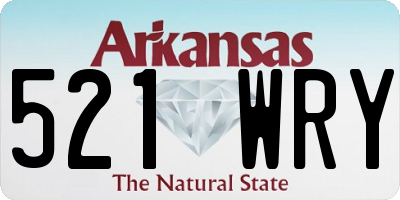 AR license plate 521WRY