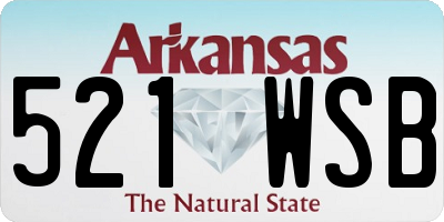 AR license plate 521WSB