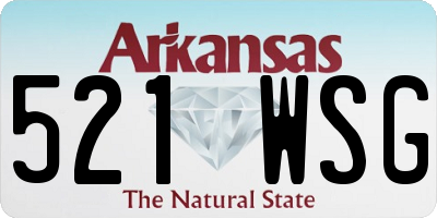 AR license plate 521WSG