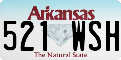 AR license plate 521WSH