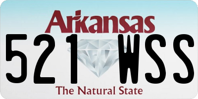 AR license plate 521WSS