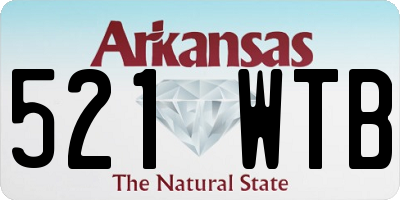 AR license plate 521WTB