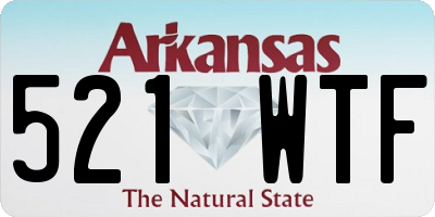 AR license plate 521WTF