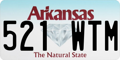 AR license plate 521WTM
