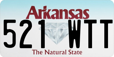AR license plate 521WTT