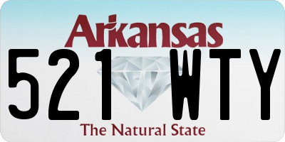 AR license plate 521WTY