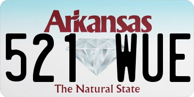 AR license plate 521WUE