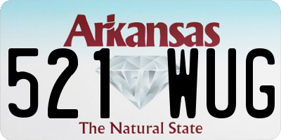 AR license plate 521WUG