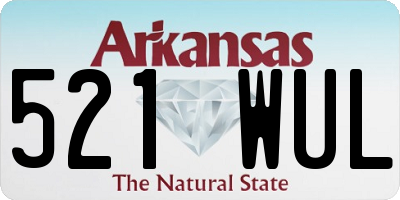 AR license plate 521WUL