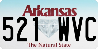 AR license plate 521WVC