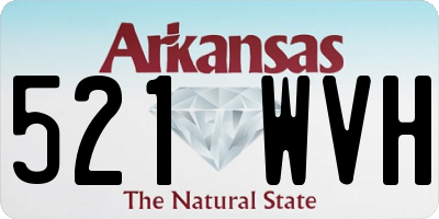 AR license plate 521WVH